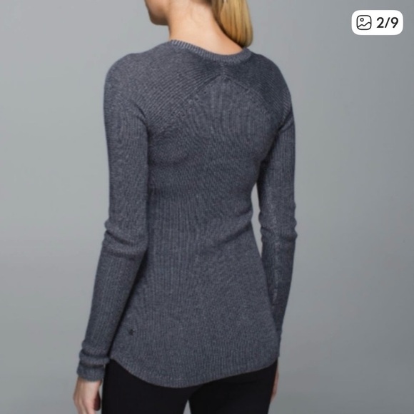 Lululemon Cabin Yogi Women's Gray Sweater - Picture 2 of 5